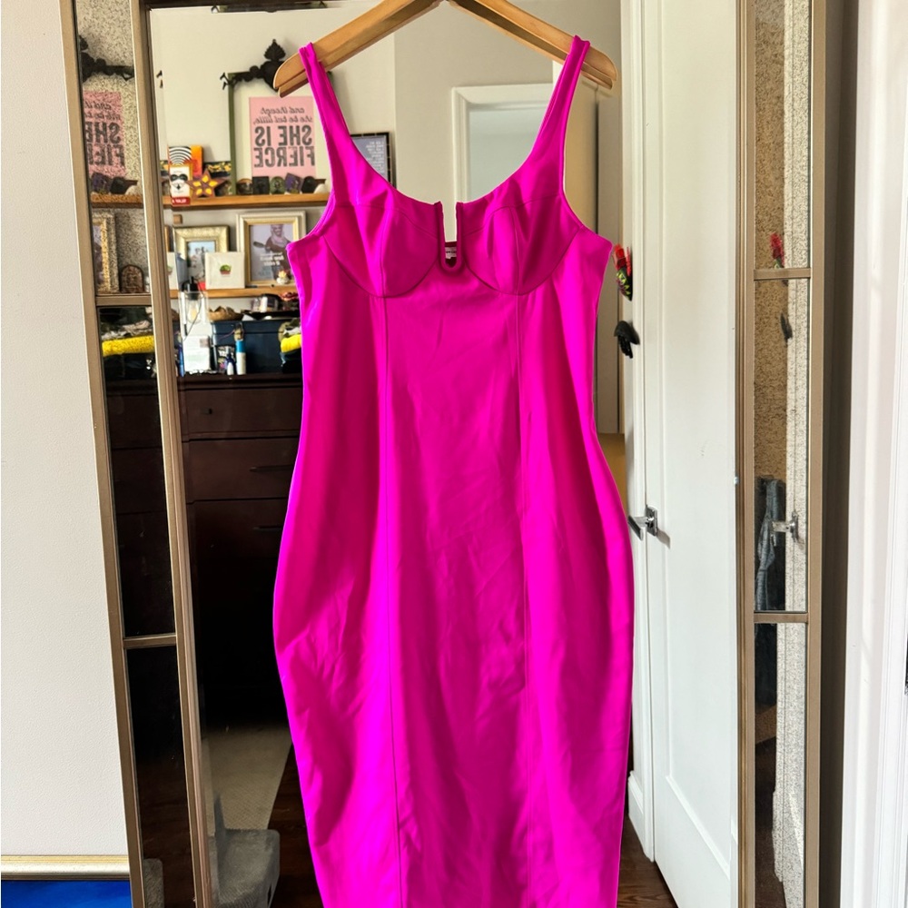 Good American scuba u corset dress EUC size 5 (2XL)